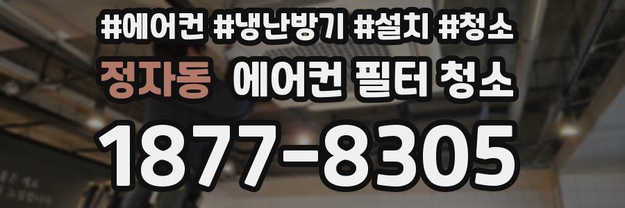 정자동 에어컨 필터 청소