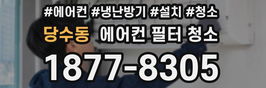 당수동 에어컨 필터 청소