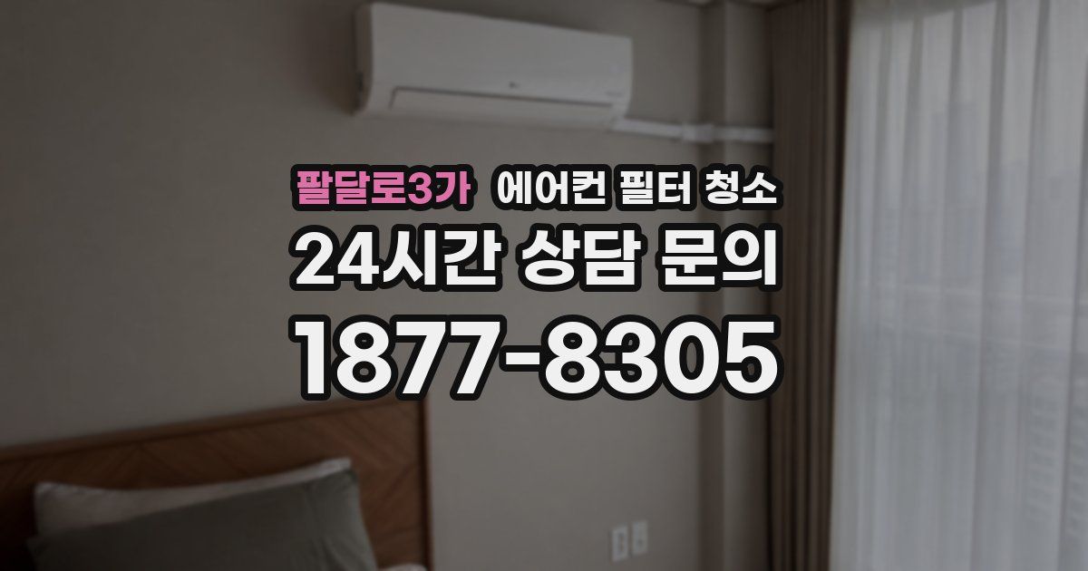 팔달로3가 에어컨 필터 청소