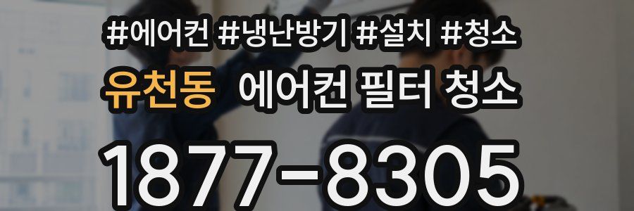 유천동 에어컨 필터 청소