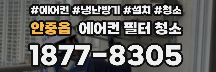 안중읍 에어컨 필터 청소