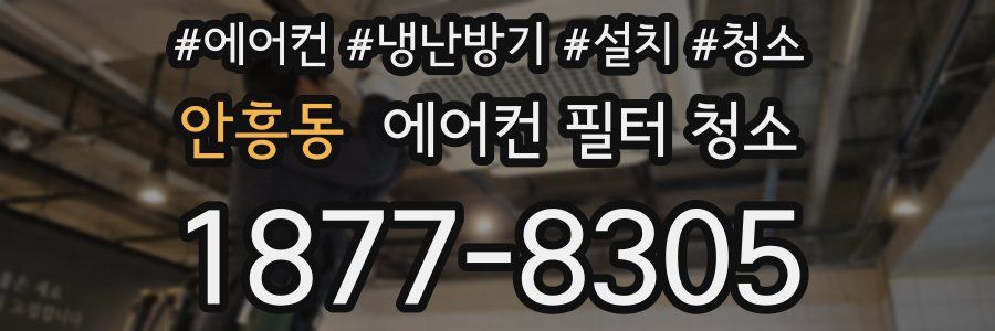 안흥동 에어컨 필터 청소