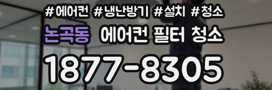 논곡동 에어컨 필터 청소