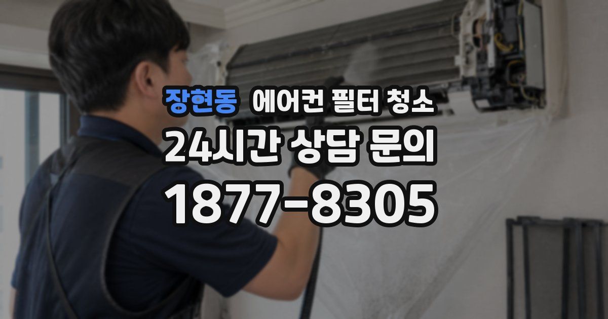 장현동 에어컨 필터 청소