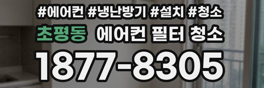 초평동 에어컨 필터 청소