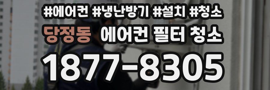 당정동 에어컨 필터 청소