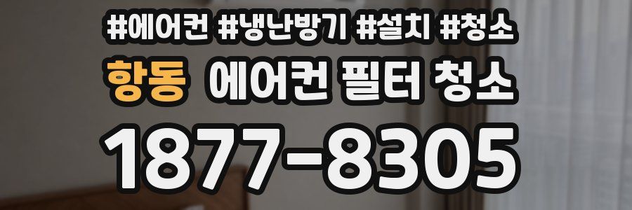 항동 에어컨 필터 청소