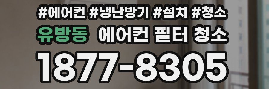 유방동 에어컨 필터 청소