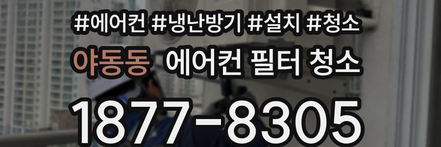 야동동 에어컨 필터 청소