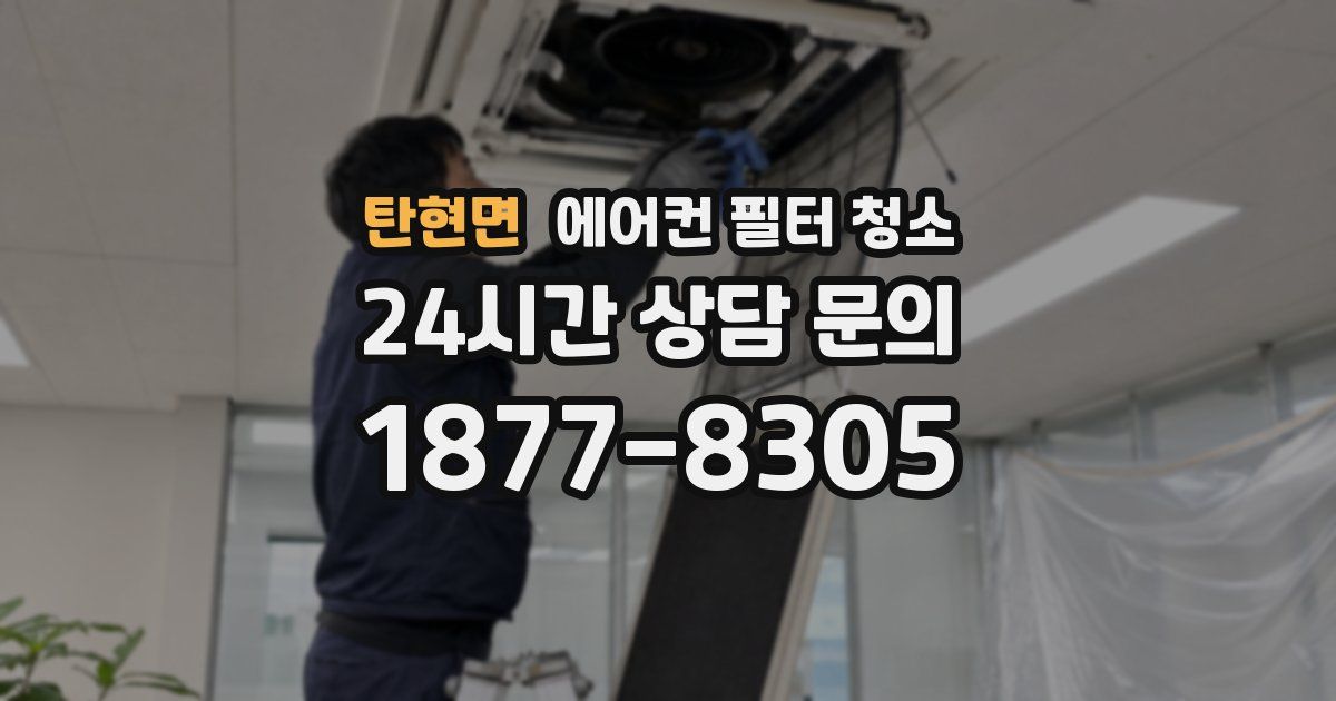 탄현면 에어컨 필터 청소
