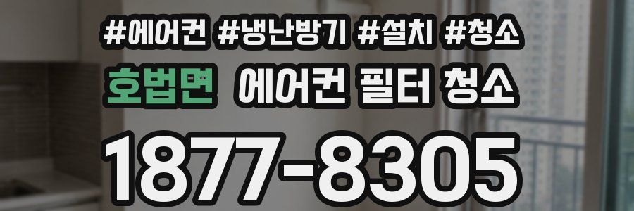 호법면 에어컨 필터 청소