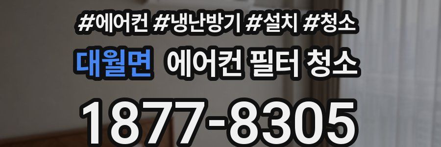 대월면 에어컨 필터 청소