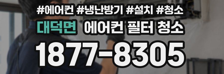 대덕면 에어컨 필터 청소