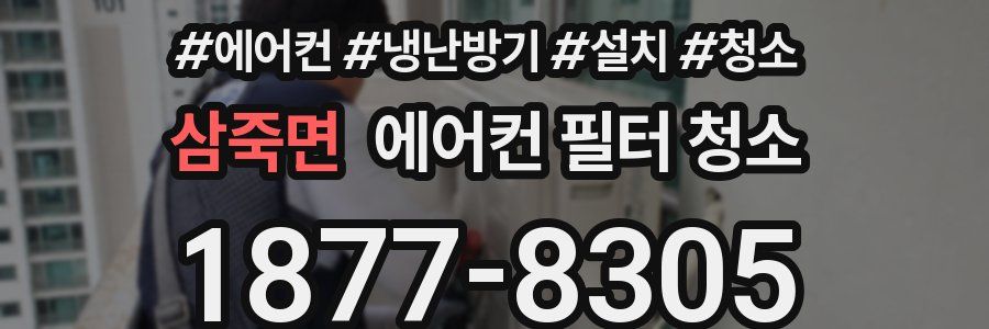 삼죽면 에어컨 필터 청소