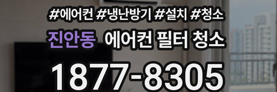 진안동 에어컨 필터 청소
