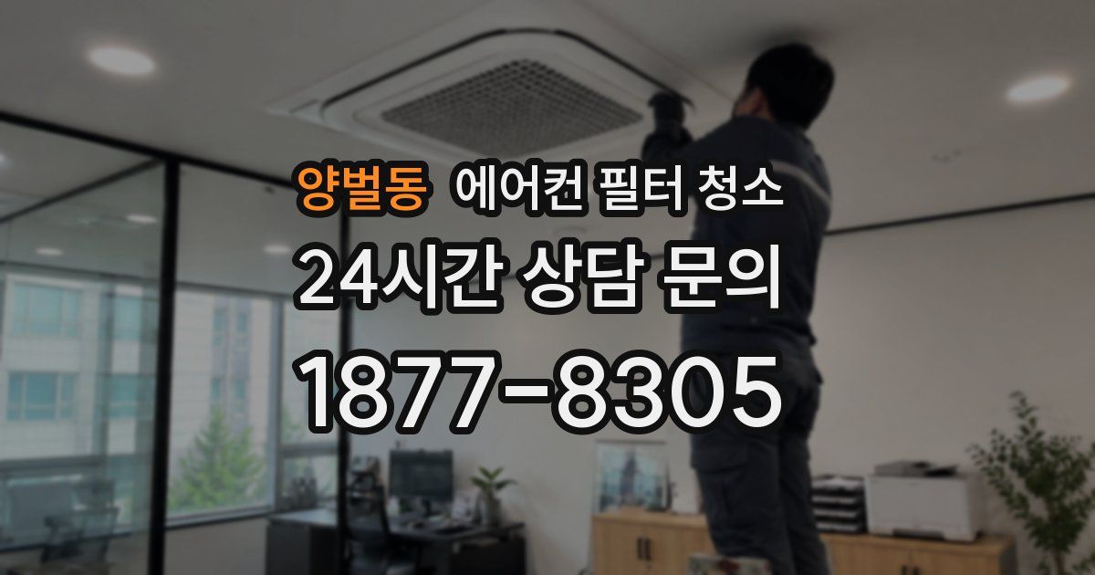 양벌동 에어컨 필터 청소