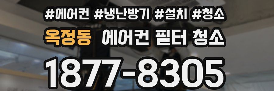 옥정동 에어컨 필터 청소