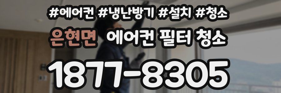 은현면 에어컨 필터 청소