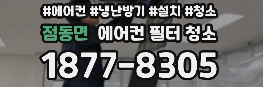 점동면 에어컨 필터 청소