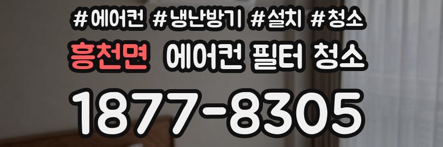 흥천면 에어컨 필터 청소
