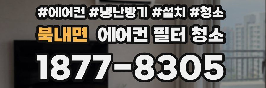북내면 에어컨 필터 청소