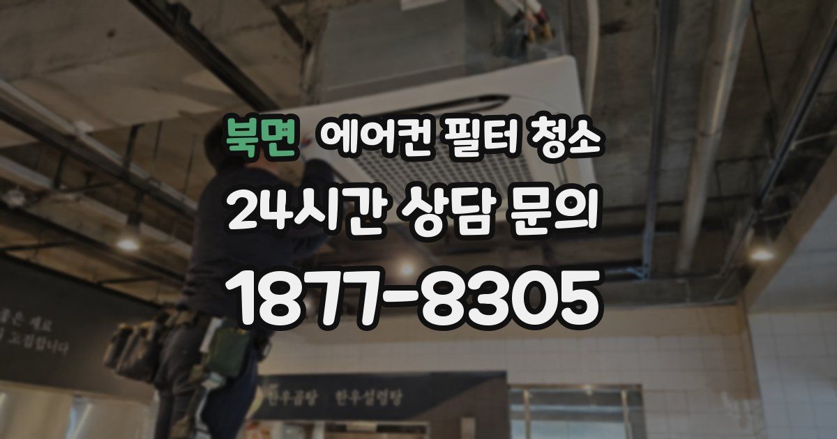 북면 에어컨 필터 청소