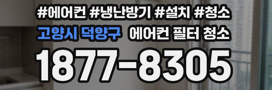 고양시 덕양구 에어컨 필터 청소
