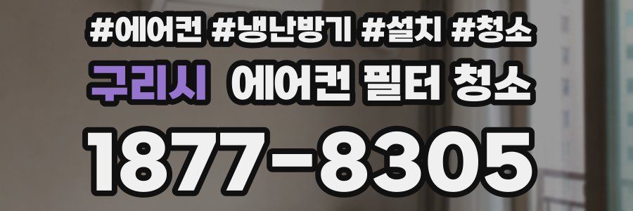 구리시 에어컨 필터 청소
