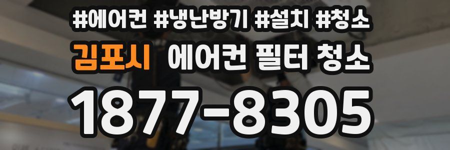 김포시 에어컨 필터 청소