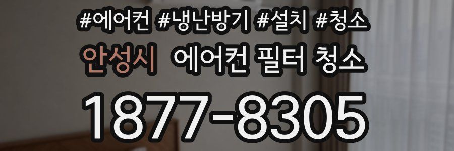 안성시 에어컨 필터 청소