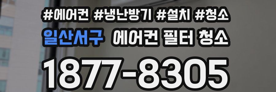 일산서구 에어컨 필터 청소