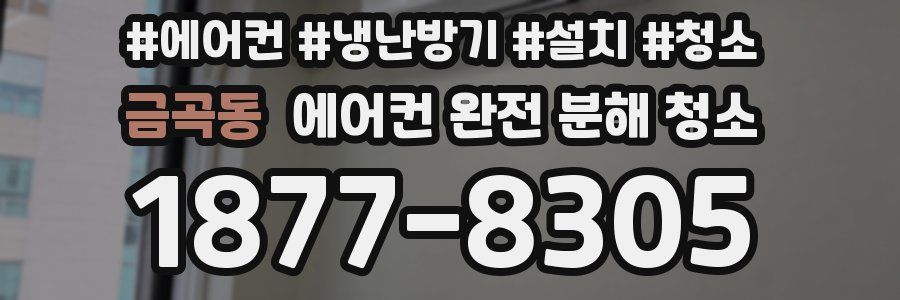 금곡동 에어컨 완전 분해 청소
