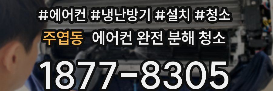 주엽동 에어컨 완전 분해 청소