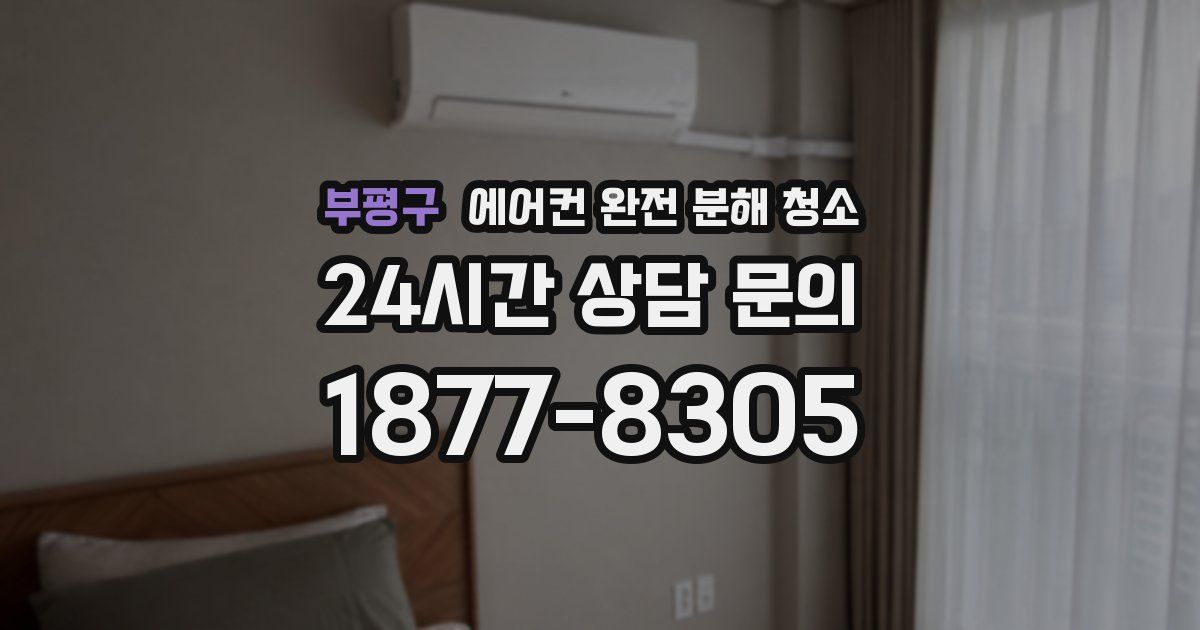 부평구 에어컨 완전 분해 청소