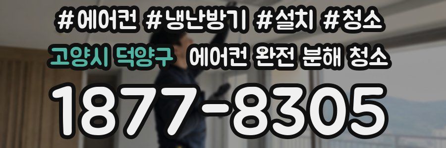고양시 덕양구 에어컨 완전 분해 청소
