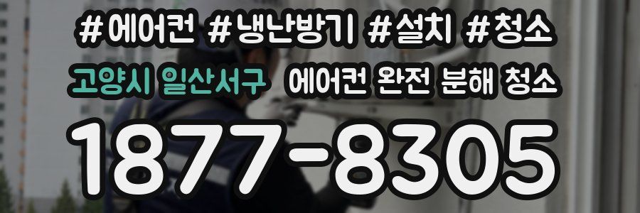 고양시 일산서구 에어컨 완전 분해 청소