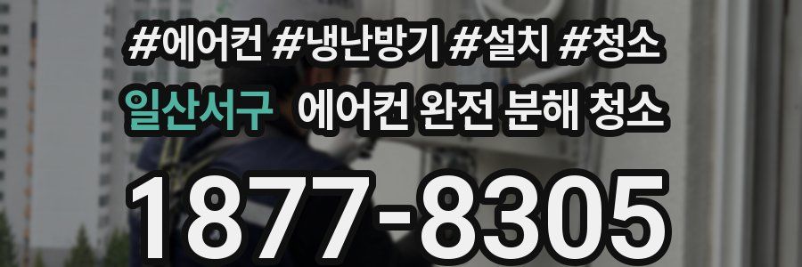 일산서구 에어컨 완전 분해 청소