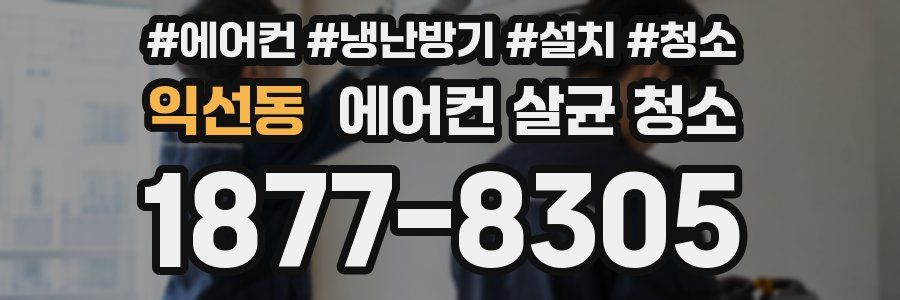익선동 에어컨 살균 청소