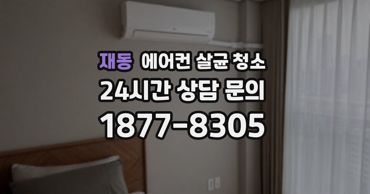 재동 에어컨 살균 청소