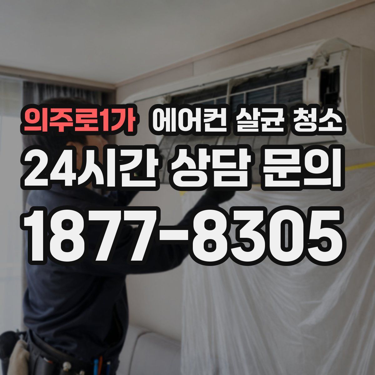 의주로1가 에어컨 살균 청소