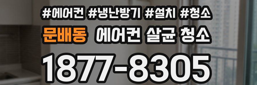 문배동 에어컨 살균 청소