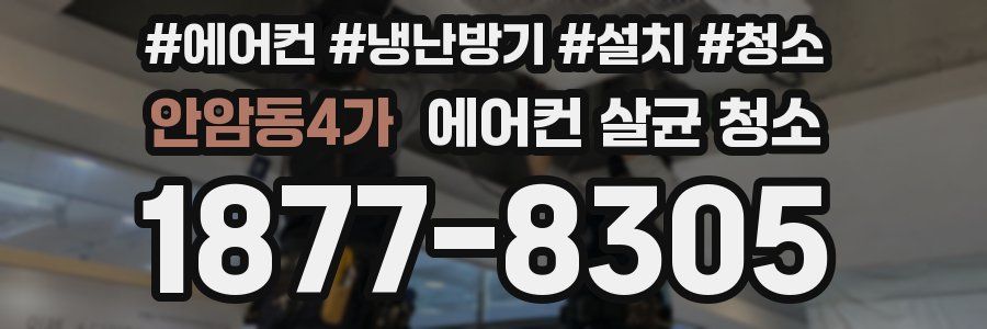 안암동4가 에어컨 살균 청소