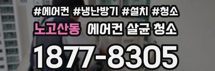 노고산동 에어컨 살균 청소