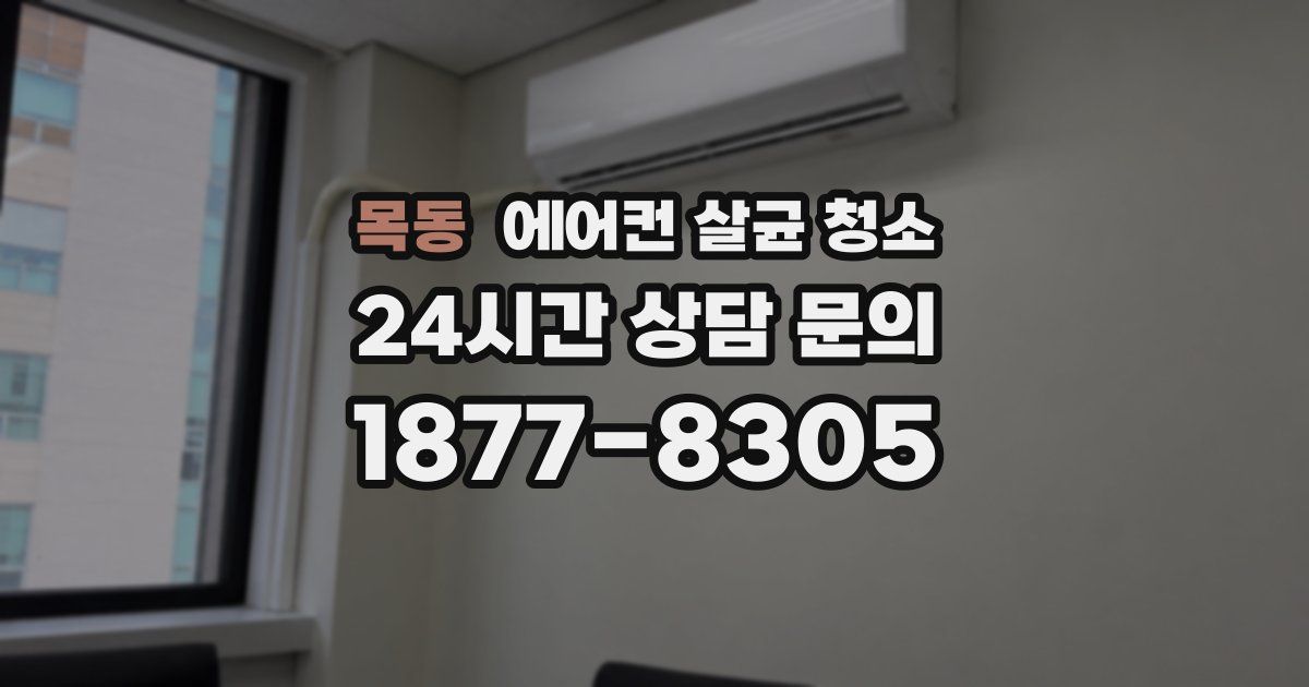 목동 에어컨 살균 청소