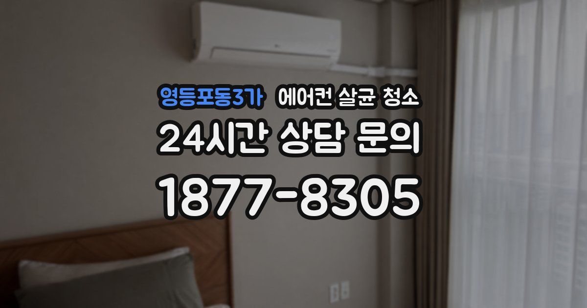 영등포동3가 에어컨 살균 청소