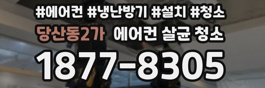 당산동2가 에어컨 살균 청소