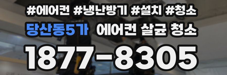 당산동5가 에어컨 살균 청소
