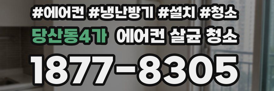 당산동4가 에어컨 살균 청소