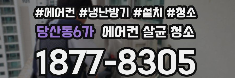 당산동6가 에어컨 살균 청소