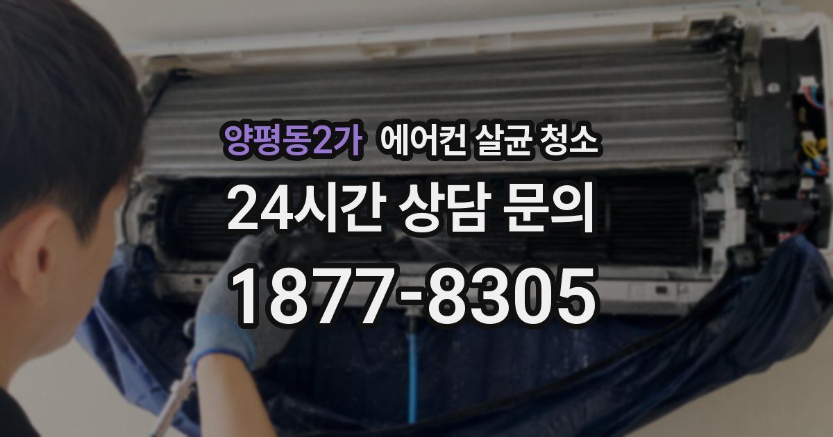 양평동2가 에어컨 살균 청소